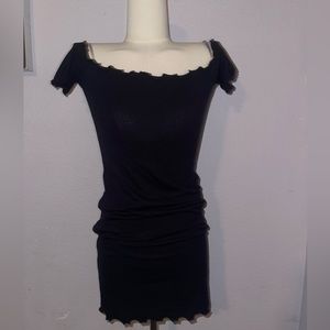 Mini dress off shoulder